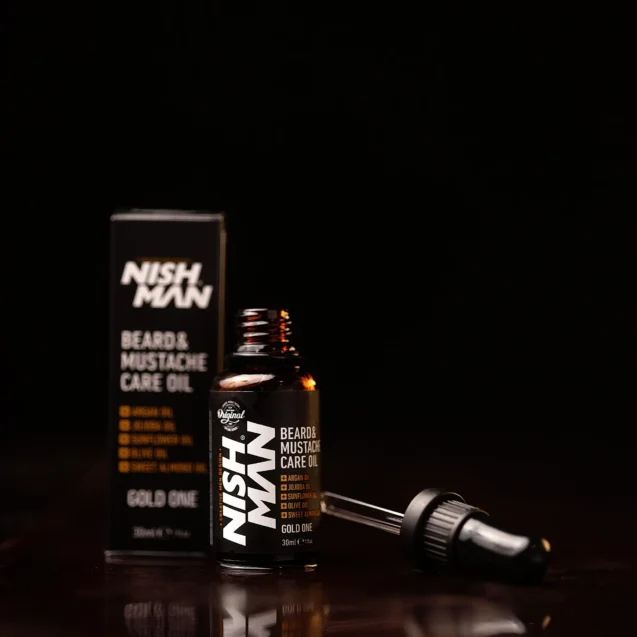 Масло за брада и мустаци Gold One NISHMAN | Beard & Mustache Care Oil Gold One NISHMAN
