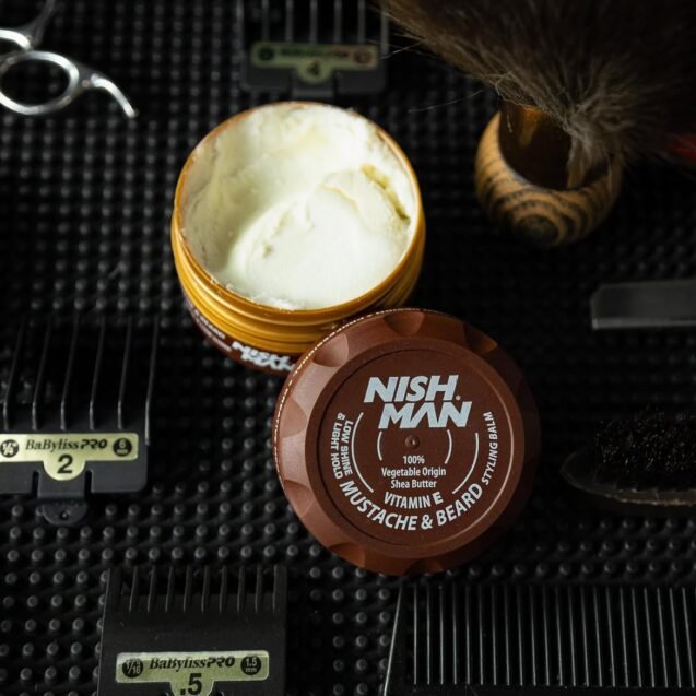 Балсам за стилизиране на брада и мустаци NISHMAN | Beard & Mustache Styling Balm NISHMAN