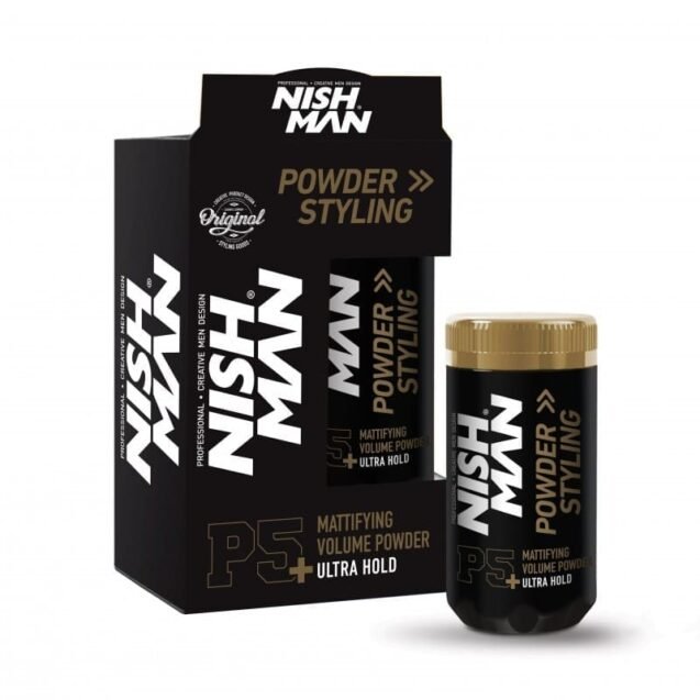 Пудра за оформяне на коса с ултра фиксиращ ефект P5 NISHMAN | Hair Styling Ultra Hold Powder Wax P5 NISHMAN